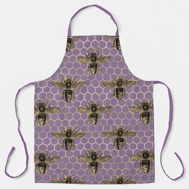 Tea Garden Bee Series Design 20 Apron (Front)
