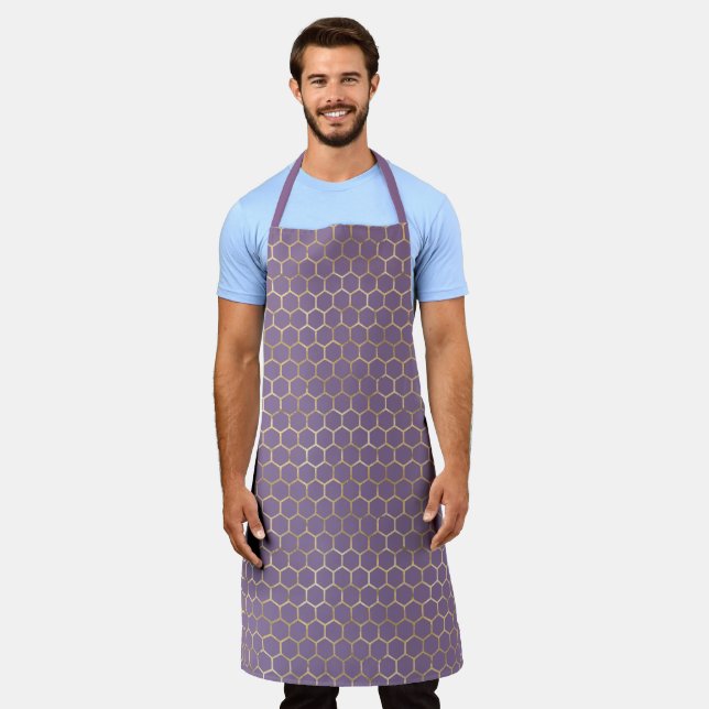 Tea Garden Bee Series Design 3 Apron (Worn)