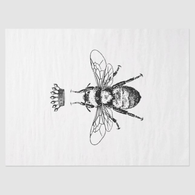 Tea Garden Bee Series Design 51 Tissue Paper (Front)