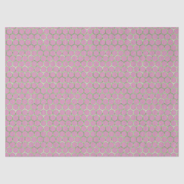 Tea Garden Bee Series Design 5 Tissue Paper (Front)