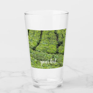 Tea gardens of Munnar on Glass