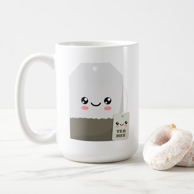 Tea Hee Coffee Mug (With Donut)