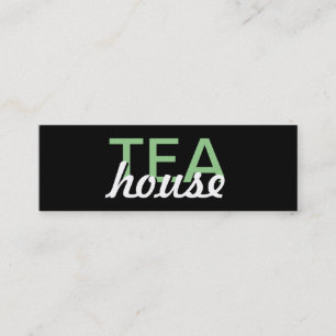 tea house punch card