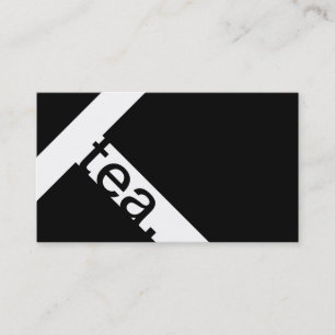 tea. in a T Business Card