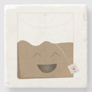 Tea is My Bag Stone Coaster