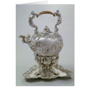 Tea kettle and stand by C.Kandler, London, 1730