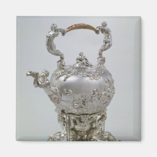 Tea kettle and stand by C.Kandler, London, 1730 Magnet