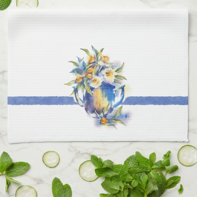 Tea Kitchen Towel (Folded)