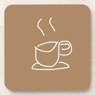 Tea Lovers Coffee Lovers modern simple Coaster