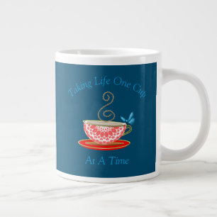 Tea Lovers Cute Personalised Large Coffee Mug