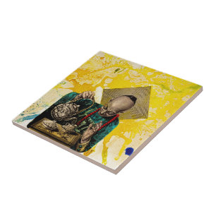 Tea Man by Michael Moffa Tile