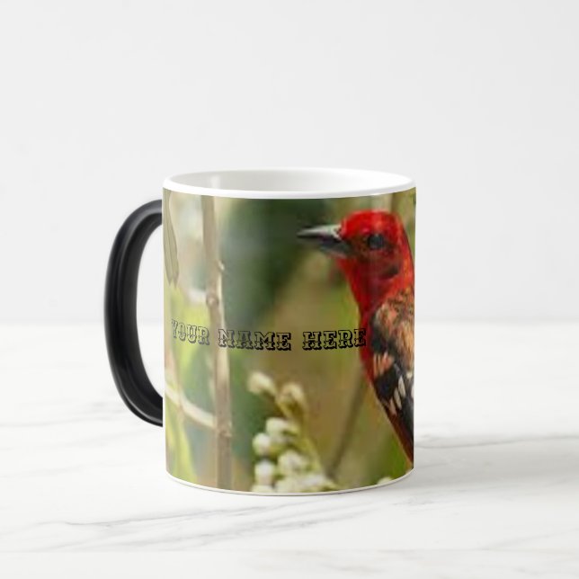 Tea Mug-Personalised Mug, Custom Name Cup, Coffee  Magic Mug (Front Left)