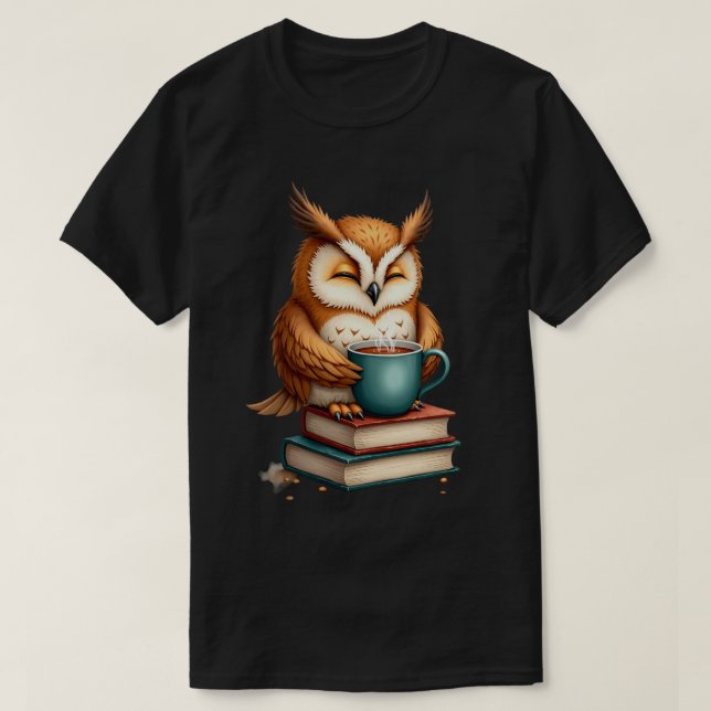 Tea Owl T-Shirt (Design Front)