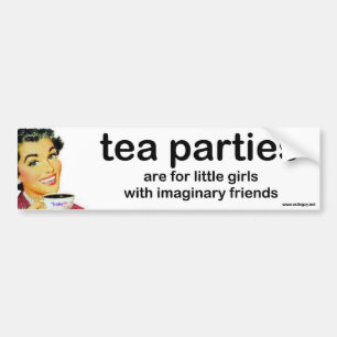 tea parties bumper sticker