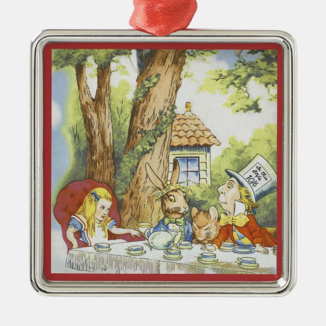 Tea Party 1 Metal Ornament (Front)