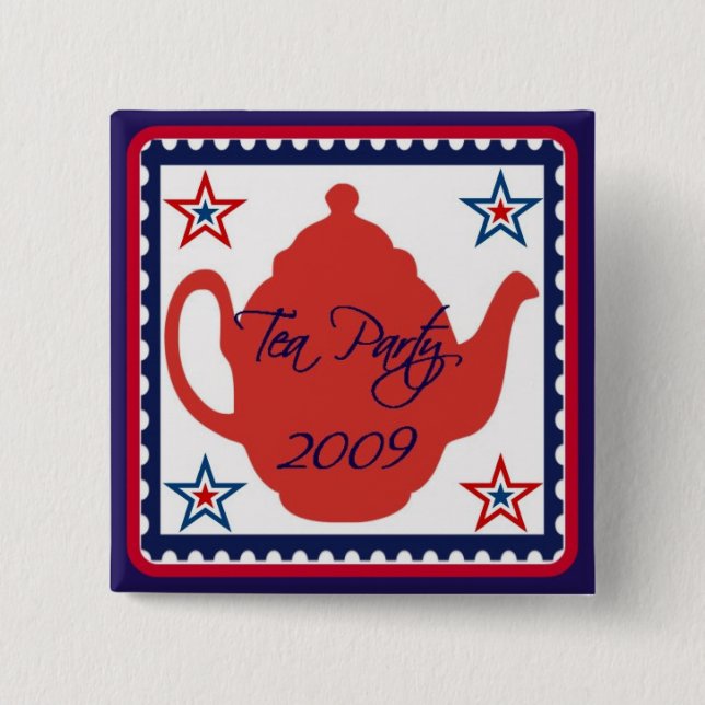 Tea Party 2009 Political Button (Front)