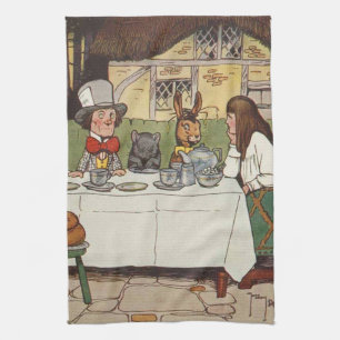 Tea Party 3 Tea Towel
