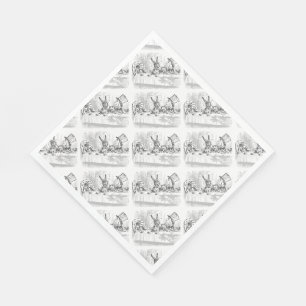 Tea Party Alice in Wonderland Paper Napkins