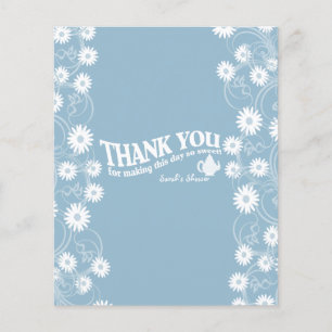 Tea Party and Daisy Blue Chocolate Bar Favour