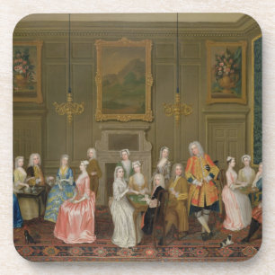 Tea Party at Lord Harrington's House, St. James's Coaster