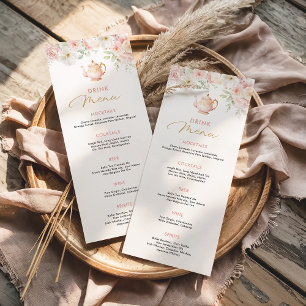 Tea Party Baby Shower Food Menu