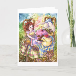 tea party birthday card