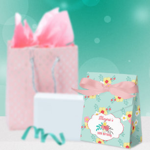 Tea Party Birthday Favour Box