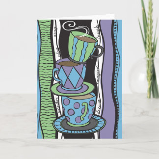 Tea Party Blank Card