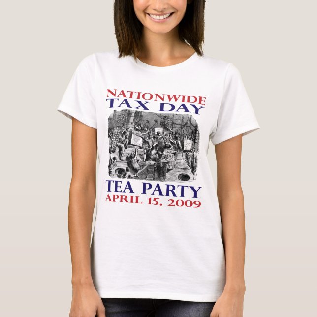 Tea Party -- Boston Tea Party Shirt - Womens (Front)