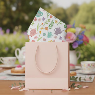 Tea Party Bridal Easter Spring Floral Colourful  Tissue Paper