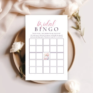 Tea Party Bridal Shower Bingo Game