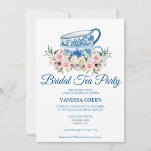 Tea Party Bridal Shower  Invitation
