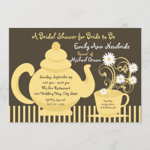 Tea Party Bridal Shower Invitation