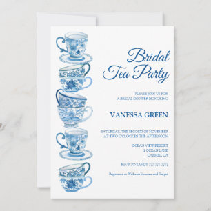 Tea Party Bridal Shower  Invitation