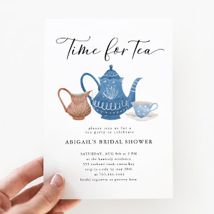 Tea Party Bridal Shower Invitation