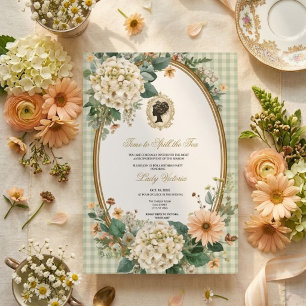Tea Party Bridal Shower   Time to Spill the Tea Invitation