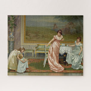 Tea Party by Vittorio Reggianini Jigsaw Puzzle