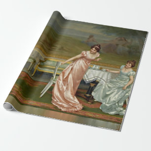 Tea Party by Vittorio Reggianini Wrapping Paper