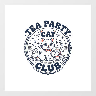 Tea Party Cat Pet Lover Shirt Art - Tea Party Cat