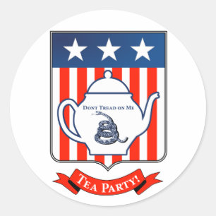 Tea Party! Classic Round Sticker