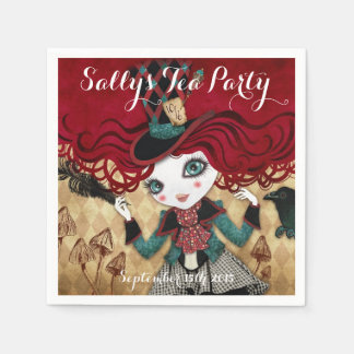 Tea Party Custom Napkins