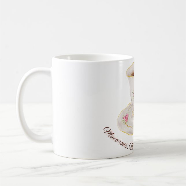 Tea Party Elegant Bridal Shower Bachelorette Coffee Mug (Left)