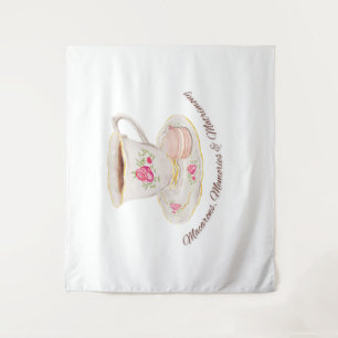 Tea Party Elegant Bridal Shower Bachelorette Tapestry