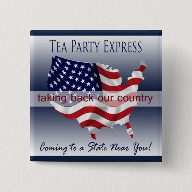 Tea Party Express Button (Front)
