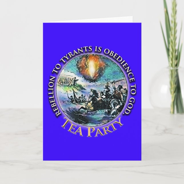 Tea Party Greeting Cards (Front)