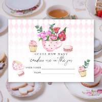 Tea Party Guess how many candies