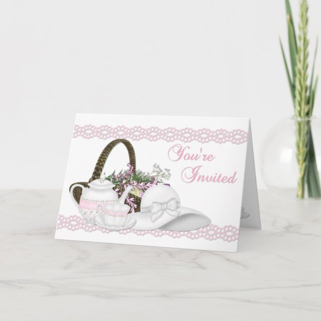 Tea Party Invitation (Front)