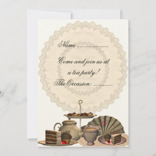 Tea Party - Invitation