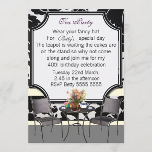 Tea Party Invitation