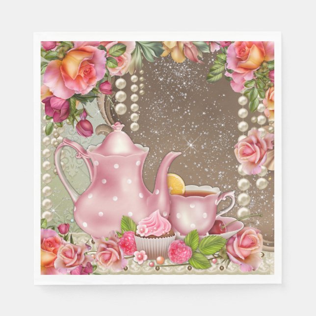 Tea Party Napkins (Front)